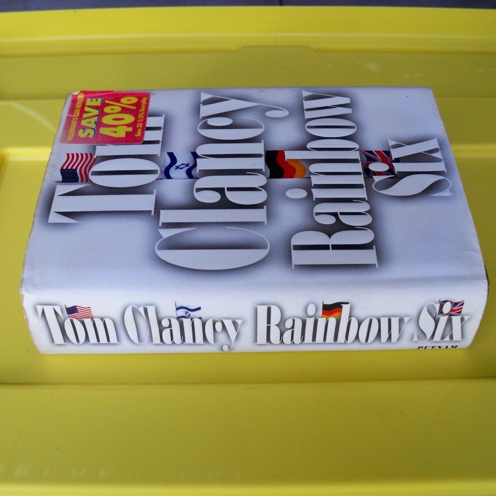 tom clancy rainbow 6 hardcover book